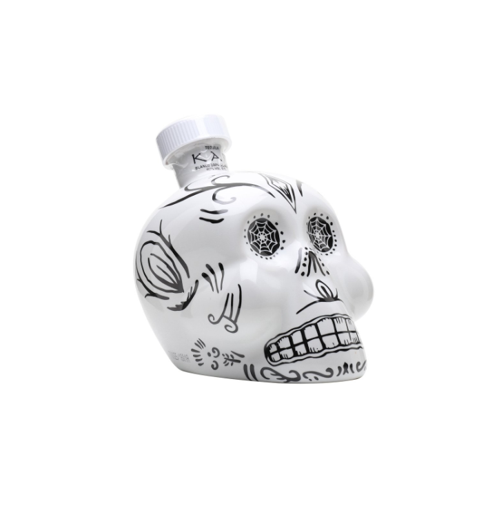 KAH Blanco Ceramic Skull Tequila 700ml
